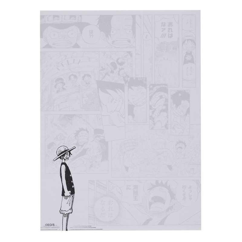 ONE PIECE Luffy and Ace's Ambition Memo Pad with Bromide ONE PIECE Luffy and Ace's Ambition Memo Pad with Bromide